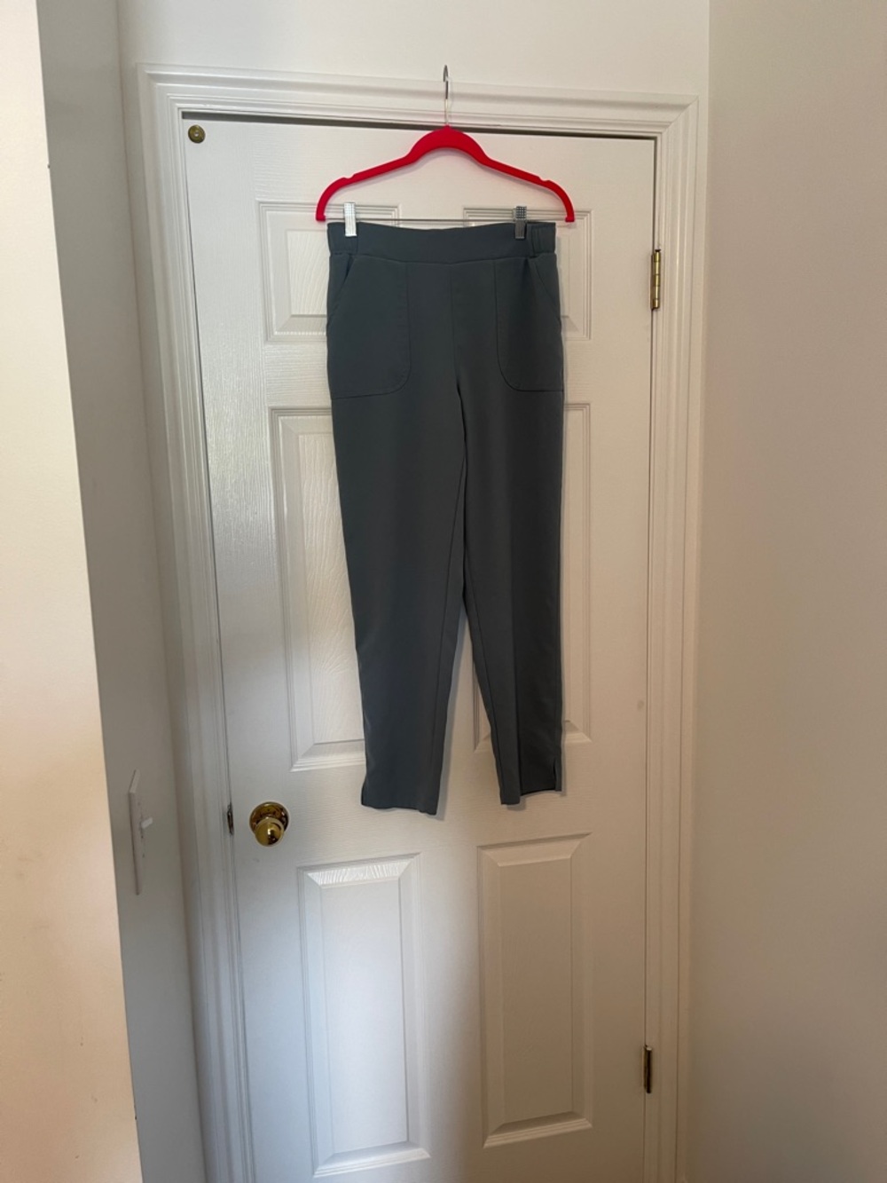 Women's Slate Blue Pull-On Stretch Ponte Pants